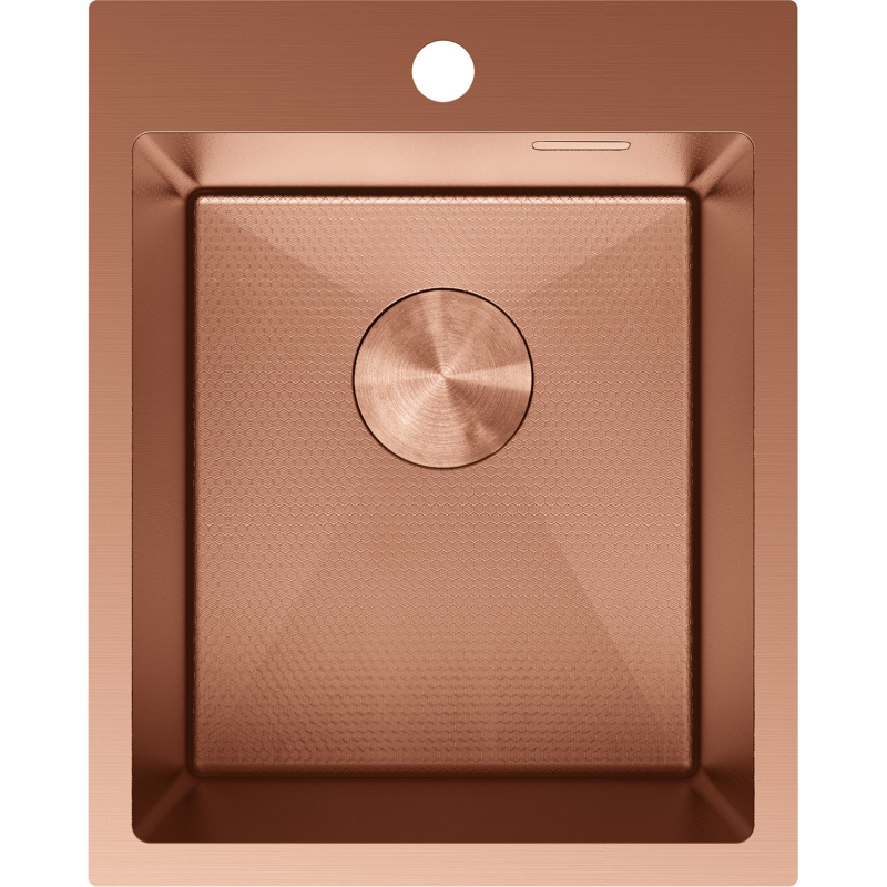 Mexen Solix teräksinen keittiöallas, 1-allas, 400 x 500 mm, kupari HC - 6406401000-65HC