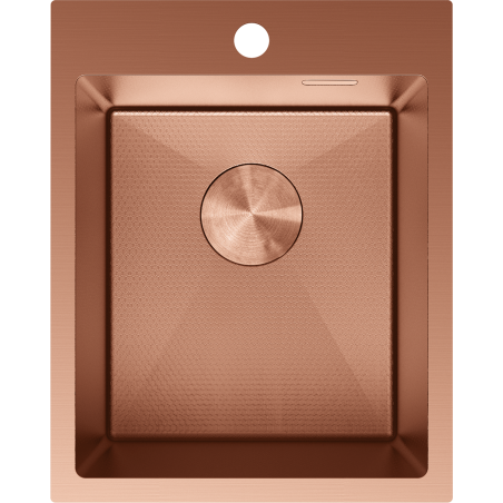Mexen Solix fregadero de acero inoxidable de 1 cubeta 400 x 500 mm, cobre HC - 6406401000-65HC