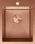 Mexen Solix roestvrijstalen gootsteen 1-kamer 400 x 500 mm, koper HC - 6406401000-65HC