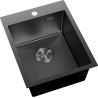 Mexen Solix évier en acier inoxydable 1 bac 400 x 500 mm, noir - 6406401000-70