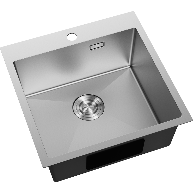 Mexen Solix teräsallas 1-allas 500 x 500 mm, inox - 6407501000-01