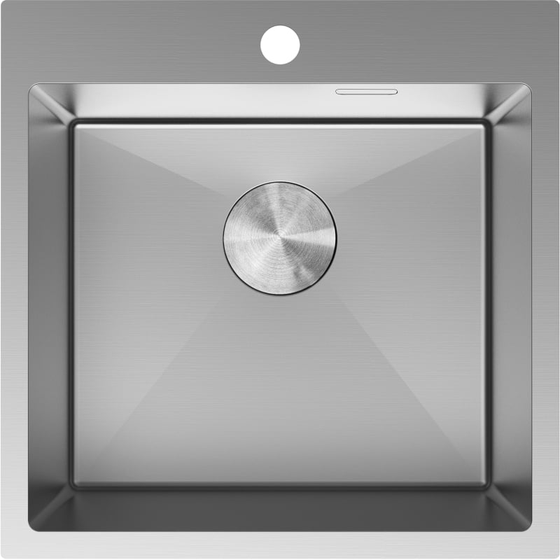 Mexen Solix roostevaba terasest valamu 1-kausiga 500 x 500 mm, inox - 6407501000-01