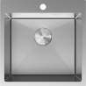 Mexen Solix čelični sudoper 1-komorni 500 x 500 mm, inox - 6407501000-01