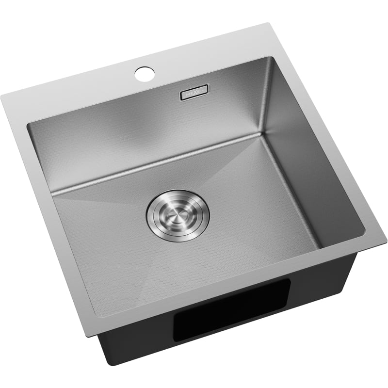 Mexen Solix terasest köögivalamu 1-kambriline 500 x 500 mm, inox HC - 6407501000-01HC