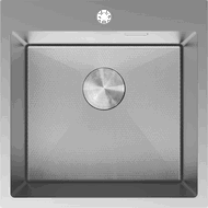 Mexen Solix fregadero de acero de 1 cubeta 500 x 500 mm, inox HC - 6407501000-01HC