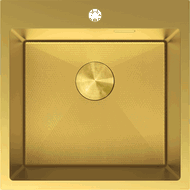 Mexen Solix Stahlspüle 1-Becken 500 x 500 mm, gold HC - 6407501000-55HC