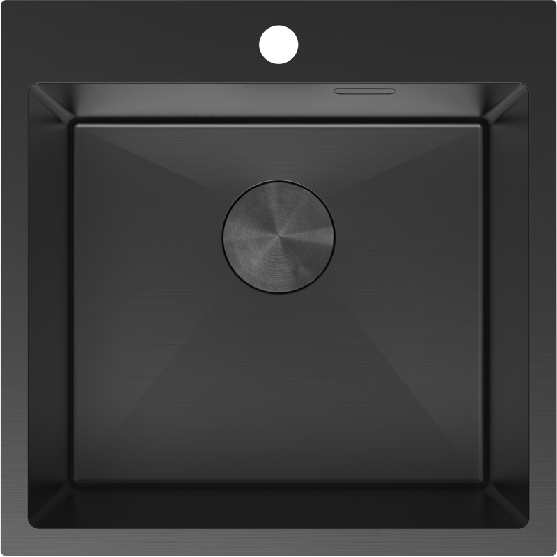 Mexen Solix teräsallas, 1-altainen, 500 x 500 mm, musta - 6407501000-70