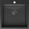 Mexen Solix stainless steel sink 1-bowl 500 x 500 mm, black HC - 6407501000-70HC