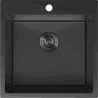 Mexen Solix stainless steel sink 1-bowl 500 x 500 mm, black HC - 6407501000-70HC
