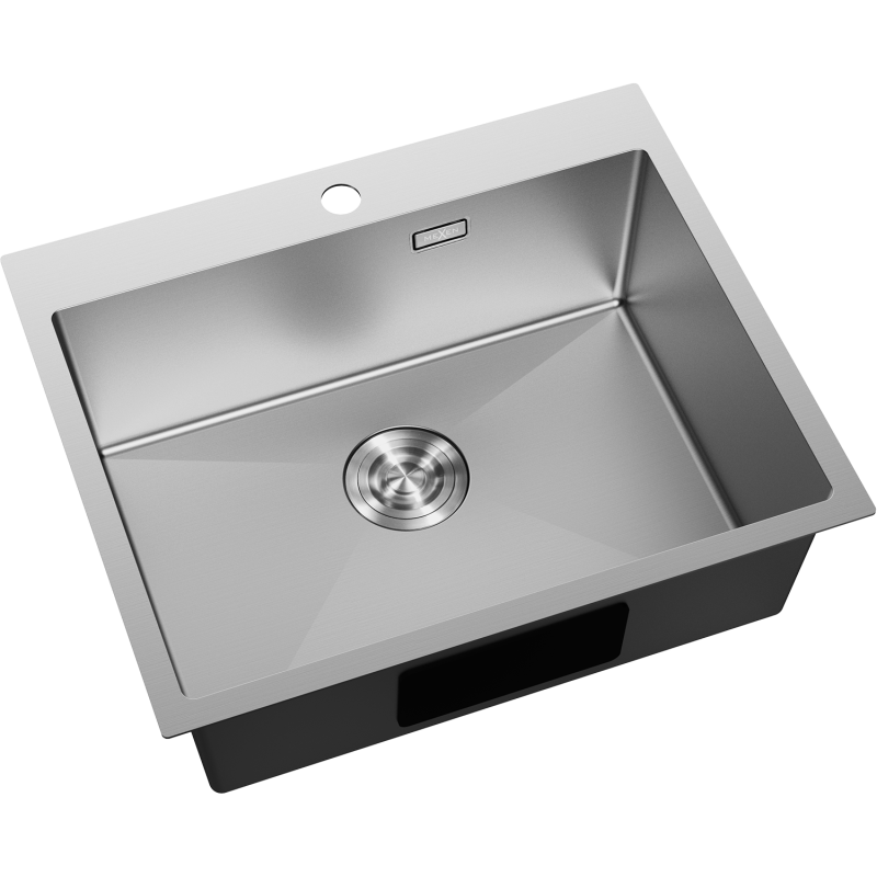 Mexen Solix zlewozmywak stalowy 1-komorowy 600 x 500 mm, inox - 6408601000-01