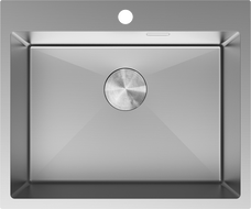 Mexen Solix čelični sudoper s 1 komorom 600 x 500 mm, inox - 6408601000-01