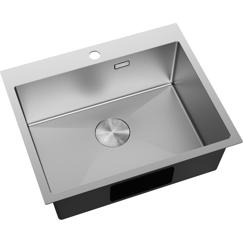 Mexen Solix zlewozmywak stalowy 1-komorowy 600 x 500 mm, inox - 6408601000-01