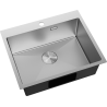 Mexen Solix ühe kambriga roostevabast terasest köögivalamu 600 x 500 mm, inox - 6408601000-01