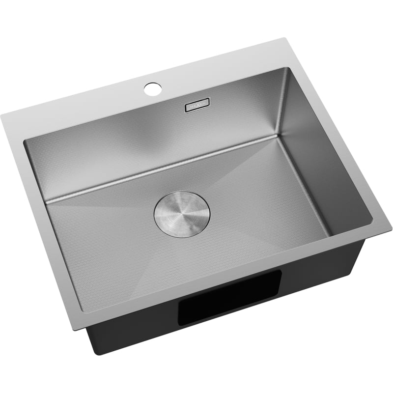 Mexen Solix roostevabast terasest 1-kambriline köögivalamu 600 x 500 mm, inox HC - 6408601000-01HC