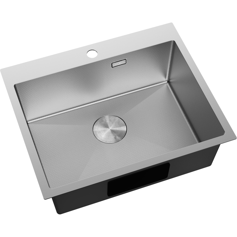 Mexen Solix zlewozmywak stalowy 1-komorowy 600 x 500 mm, inox HC - 6408601000-01HC