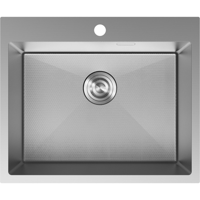 Mexen Solix roostevabast terasest 1-kambriline köögivalamu 600 x 500 mm, inox HC - 6408601000-01HC