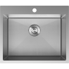 Mexen Solix zlewozmywak stalowy 1-komorowy 600 x 500 mm, inox HC - 6408601000-01HC