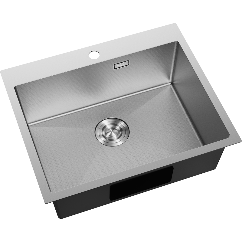 Mexen Solix zlewozmywak stalowy 1-komorowy 600 x 500 mm, inox HC - 6408601000-01HC