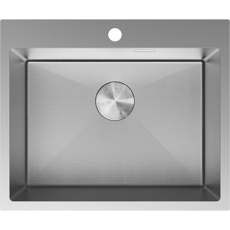 Mexen Solix roostevabast terasest 1-kambriline köögivalamu 600 x 500 mm, inox HC - 6408601000-01HC