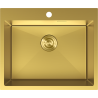Mexen Solix lavello in acciaio inox a 1 vasca 600 x 500 mm, dorato - 6408601000-55