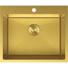 Mexen Solix steel sink with 1 compartment 600 x 500 mm, gold HC - 6408601000-55HC