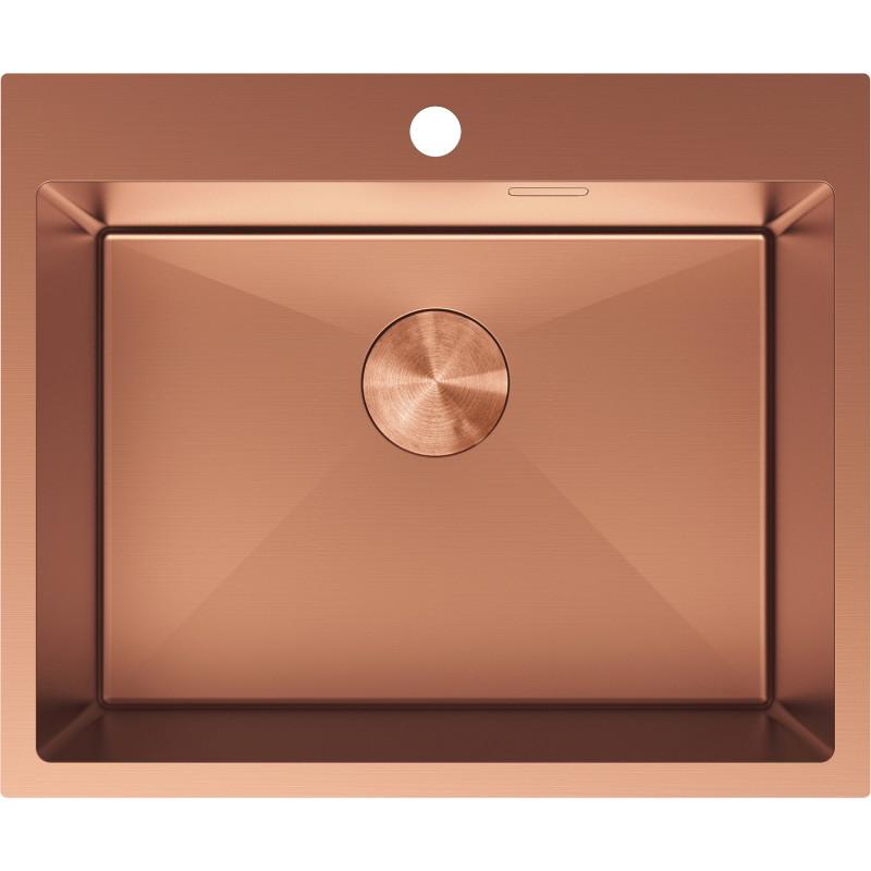Mexen Solix terasest köögivalamu, 1-kausiga, 600 x 500 mm, vask - 6408601000-65