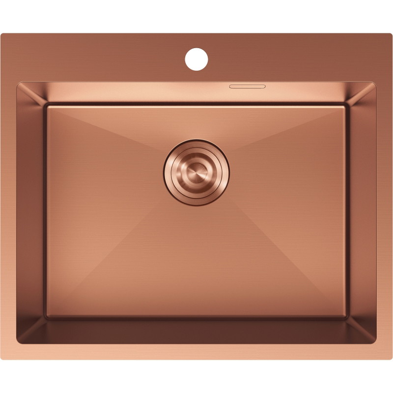 Mexen Solix terasest köögivalamu, 1-kausiga, 600 x 500 mm, vask - 6408601000-65