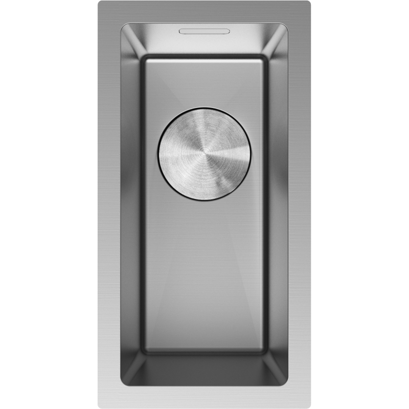 Mexen Trixo 1-kammars diskbänk i stål 230 x 440 mm, inox - 6411221000-01
