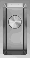Mexen Trixo zlewozmywak stalowy 1-komorowy 230 x 440 mm, inox - 6411221000-01
