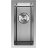 Mexen Trixo terasest valamu, 1-kauss, 230 x 440 mm, inox - 6411221000-01