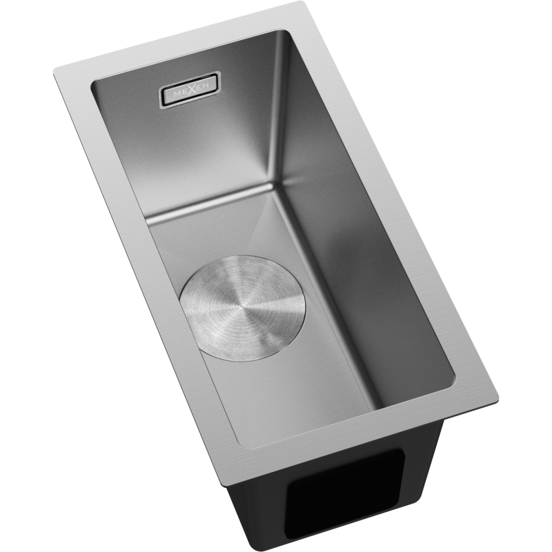 Mexen Trixo lava-loiça de aço inoxidável 1-bacia 230 x 440 mm, inox - 6411221000-01