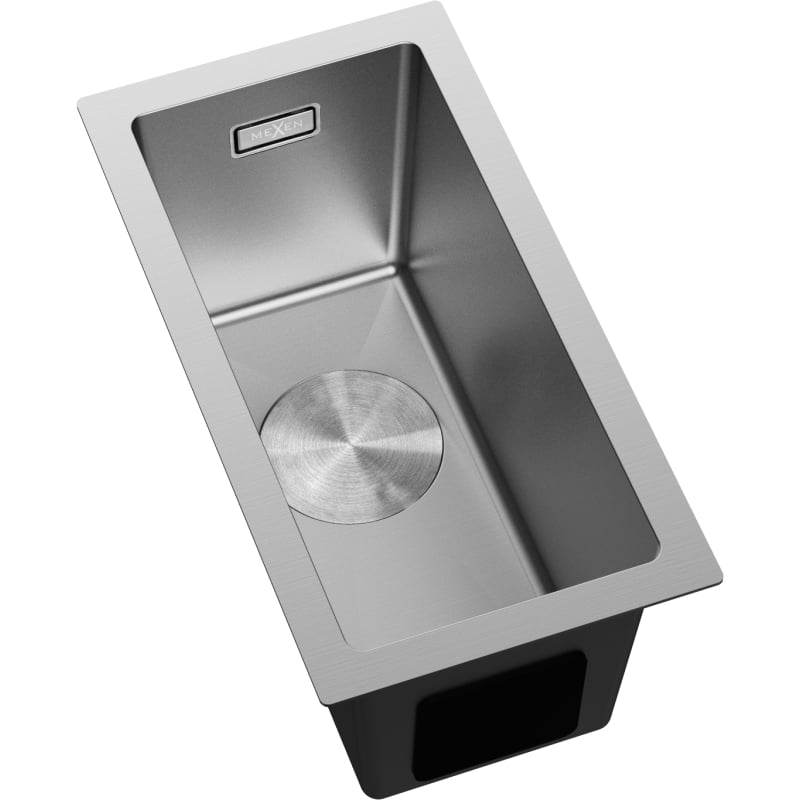 Mexen Trixo terasest valamu, 1-kauss, 230 x 440 mm, inox - 6411221000-01