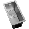 Mexen Trixo terasest valamu, 1-kauss, 230 x 440 mm, inox - 6411221000-01
