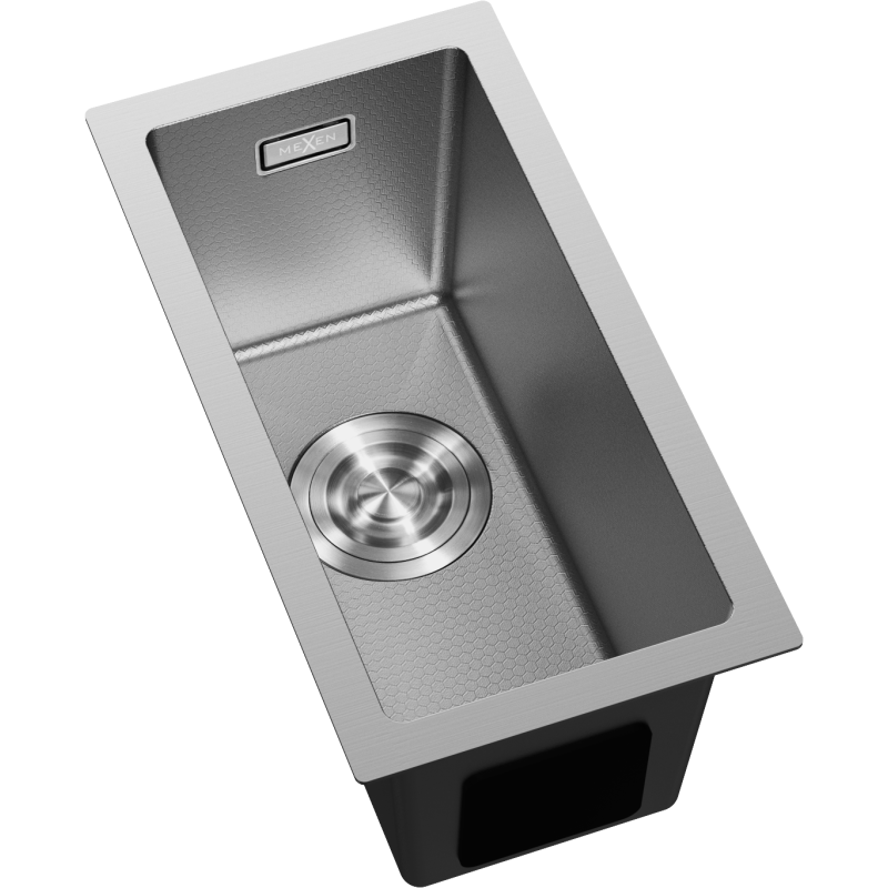 Mexen Trixo roestvrijstalen spoelbak met 1 bak 230 x 440 mm, inox HC - 6411221000-01HC