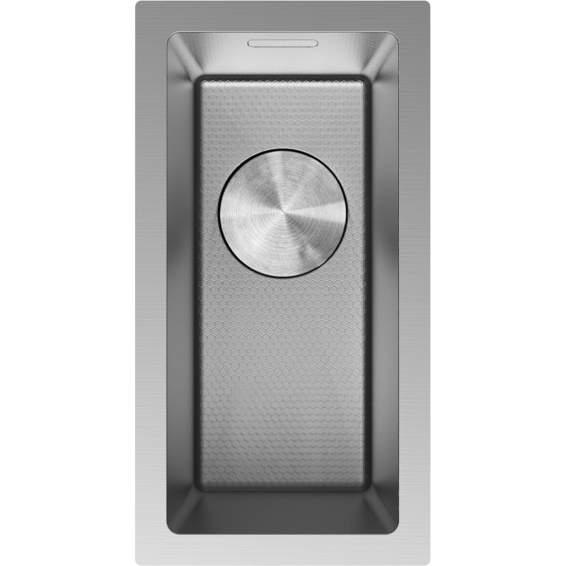 Mexen Trixo Edelstahlspüle 1-beckig 230 x 440 mm, Inox HC - 6411221000-01HC