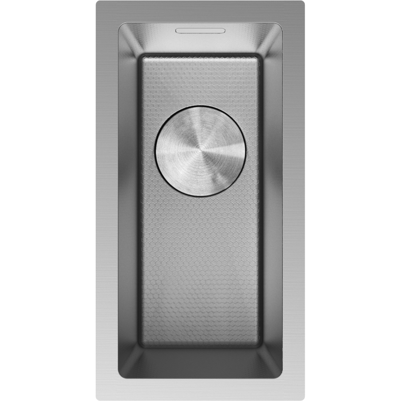 Mexen Trixo jeklena pomivalna korita 1-komorna 230 x 440 mm, inox HC - 6411221000-01HC