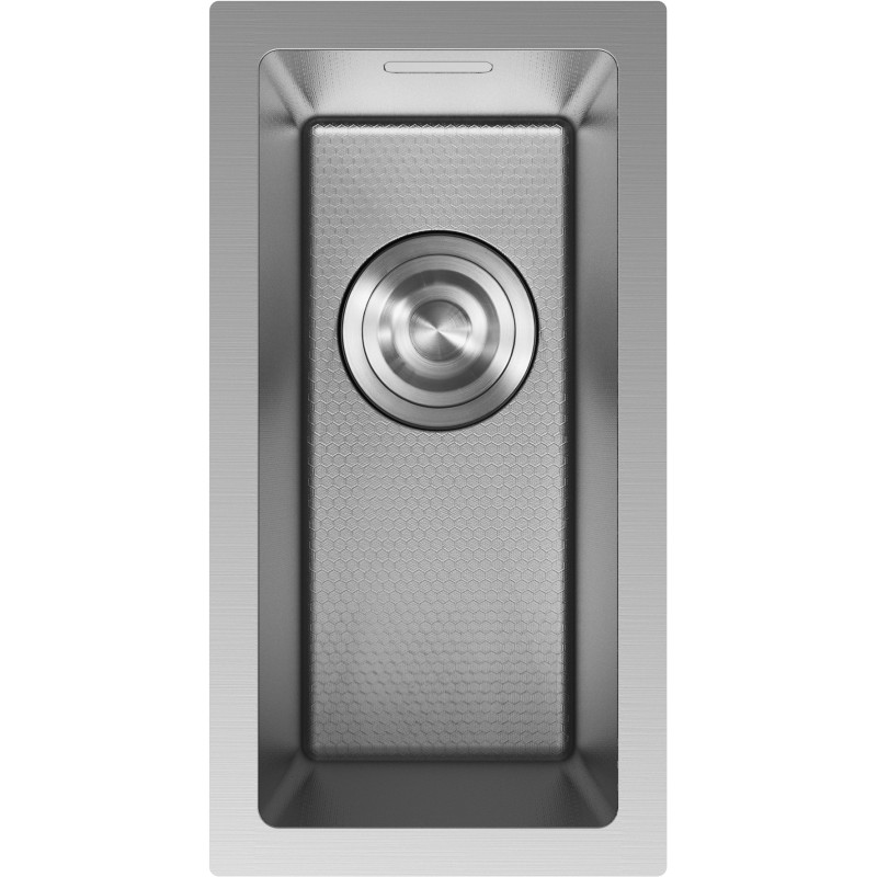 Mexen Trixo terasest 1-kauseline köögivalamu 230 x 440 mm, inox HC - 6411221000-01HC