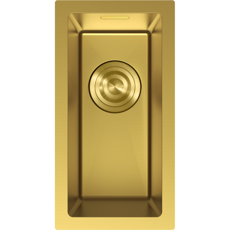 Mexen Trixo évier en acier inoxydable 1 bac 230 x 440 mm, doré - 6411221000-55