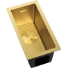 Mexen Trixo roestvrijstalen spoelbak 1-komerig 230 x 440 mm, goud HC - 6411221000-55HC