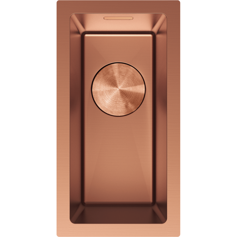 Mexen Trixo évier en acier 1 bac 230 x 440 mm, cuivre - 6411221000-65