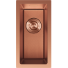 Mexen Trixo évier en acier inoxydable 1-bac 230 x 440 mm, cuivre HC - 6411221000-65HC