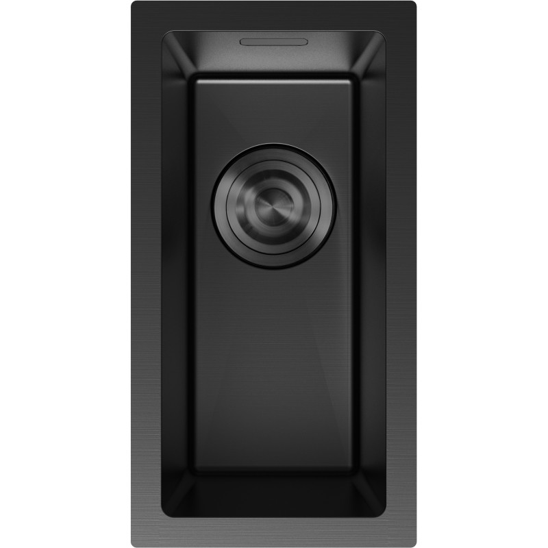 Mexen Trixo čelični sudoper s 1 komorom 230 x 440 mm, crni - 6411221000-70