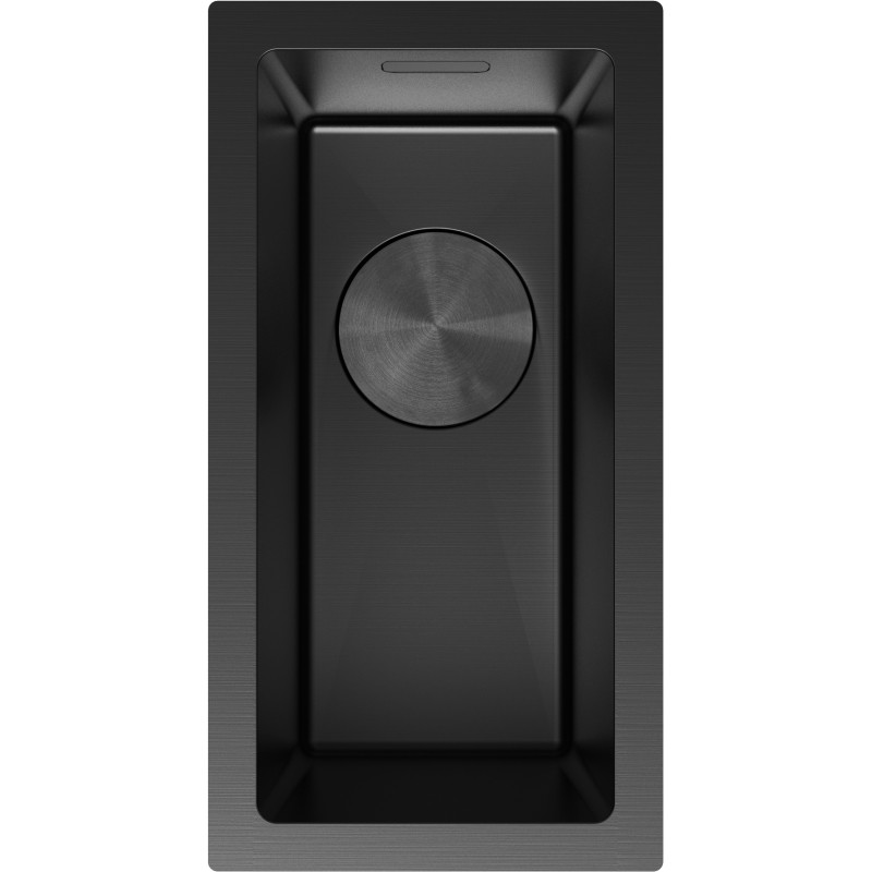 Mexen Trixo terasest 1-kambriline köögivalamu 230 x 440 mm, must - 6411221000-70