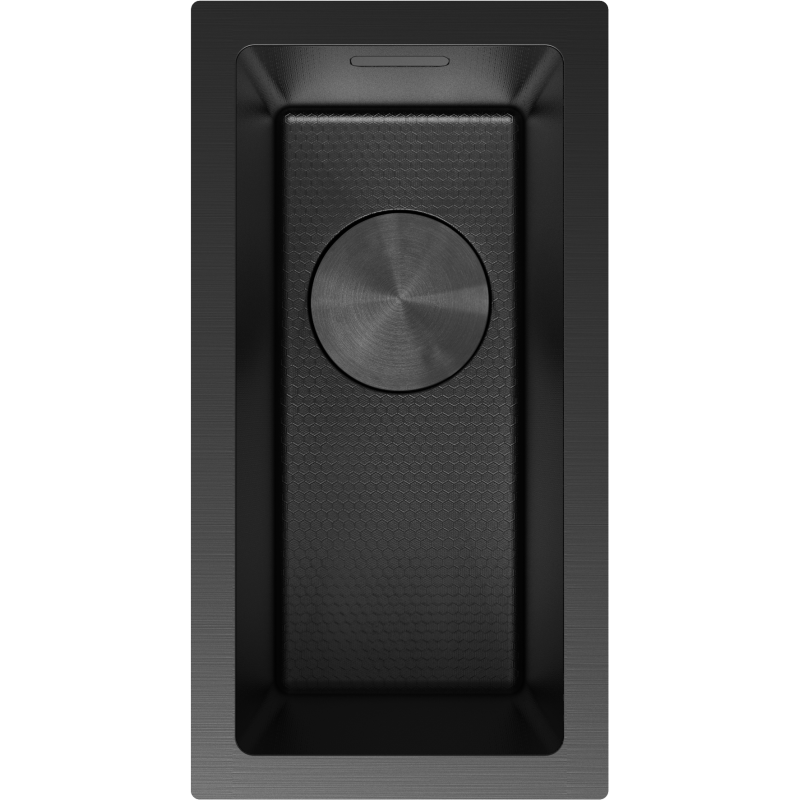 Mexen Trixo 1-Komponenten-Edelstahlspüle 230 x 440 mm, schwarz HC - 6411221000-70HC