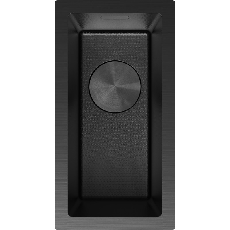 Mexen Trixo čelični sudoper s jednom komorom 230 x 440 mm, crni HC - 6411221000-70HC