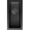 Mexen Trixo steel sink 1-bowl 230 x 440 mm, black HC - 6411221000-70HC