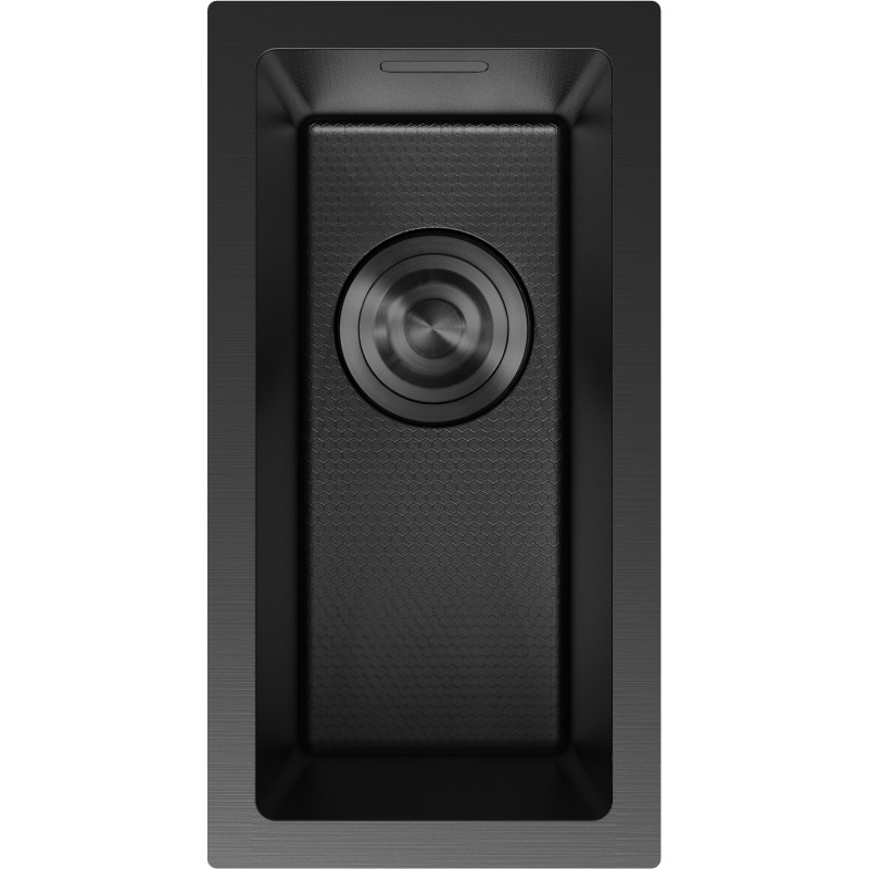 Mexen Trixo čelični sudoper s jednom komorom 230 x 440 mm, crni HC - 6411221000-70HC