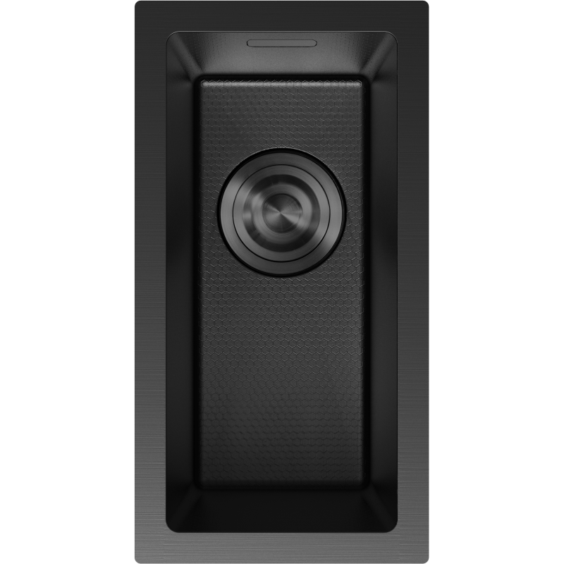 Mexen Trixo zlewozmywak stalowy 1-komorowy 230 x 440 mm, czarny HC - 6411221000-70HC