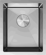Mexen Trixo évier en acier inoxydable 1 bac 370 x 440 mm, inox - 6412371000-01