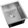 Mexen Trixo évier en acier inoxydable 1 bac 370 x 440 mm, inox - 6412371000-01